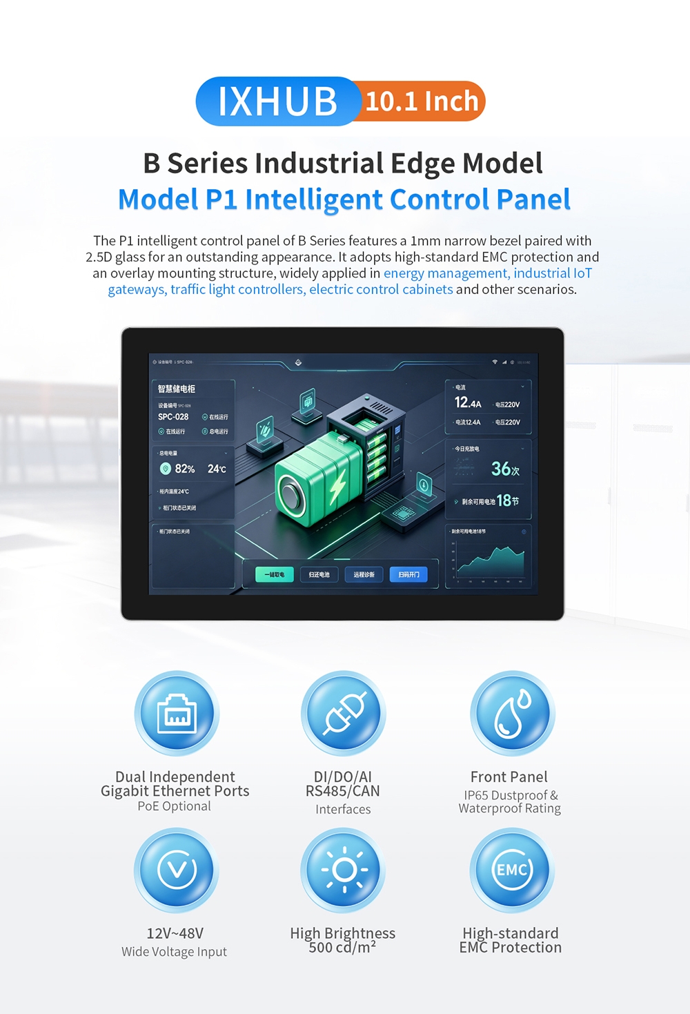 B P1 10.1" Touch Panel PC - 20