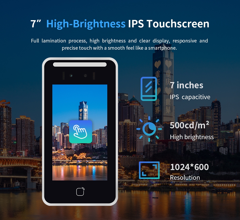 F IC 7" Touch Panel PC - 7