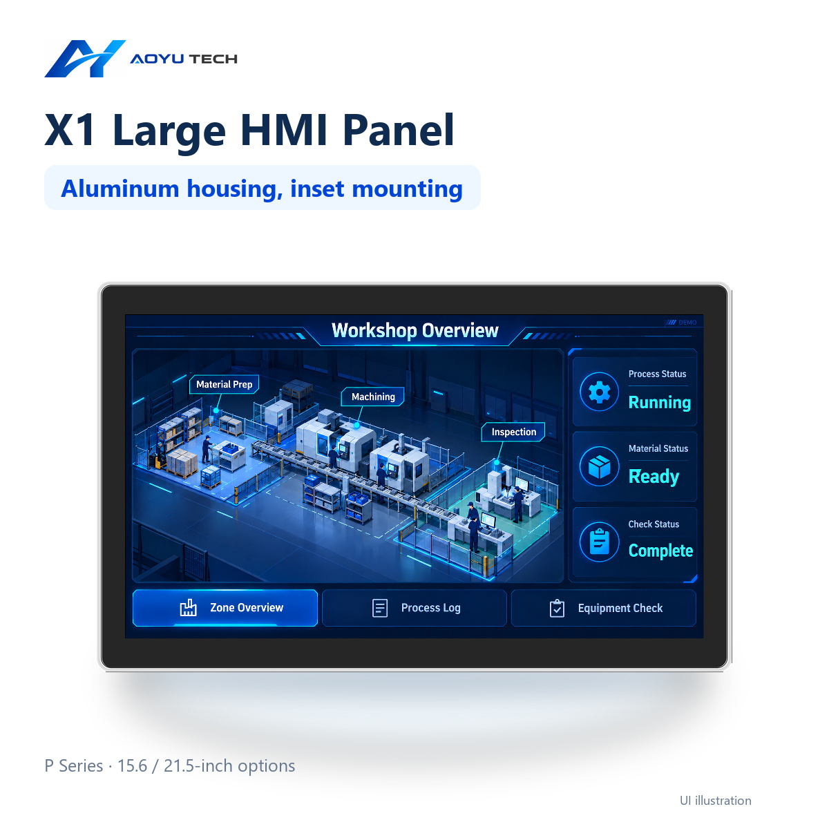 P-X1-156 15.6-inch HMI Panel