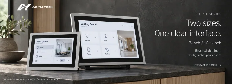 P-S1-070 | 7-inch HMI Two sizes. One clear interface.